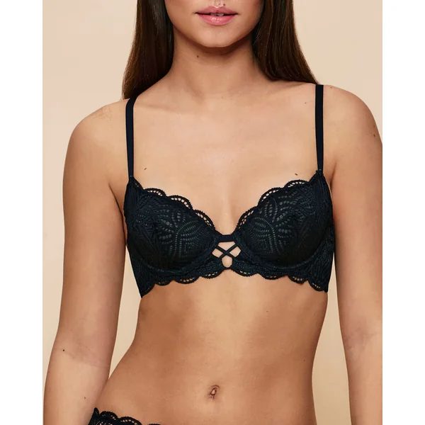 Soutien-gorge corbeille en dentelle noir