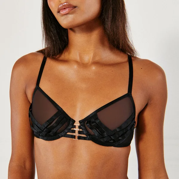 Soutien-gorge corbeille en tulle