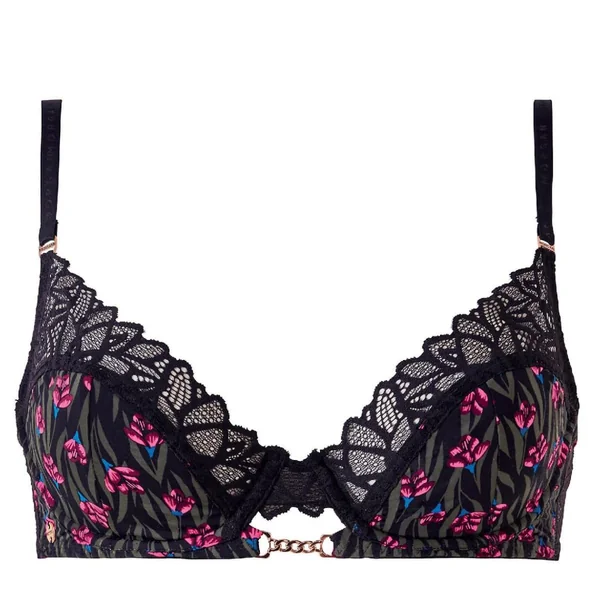 Soutien-gorge corbeille noir Delphine Morgan Lingerie