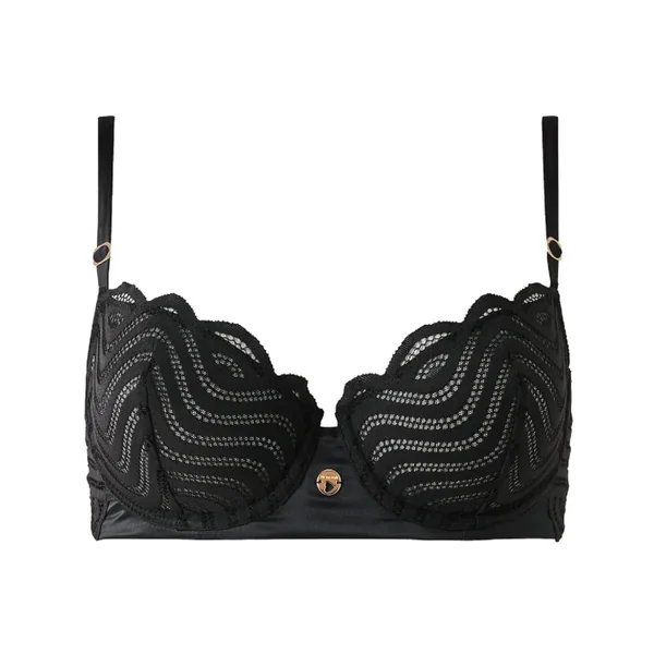 Soutien-gorge corbeille noir Romane Morgan Lingerie