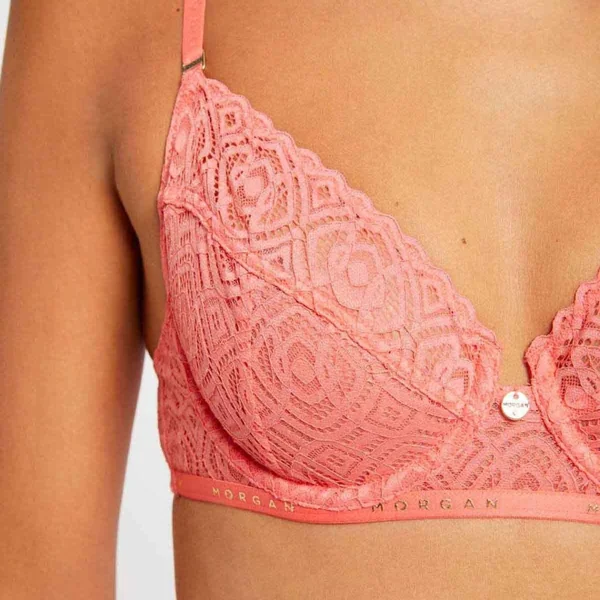 Soutien-gorge corbeille rose Gwen Morgan Lingerie