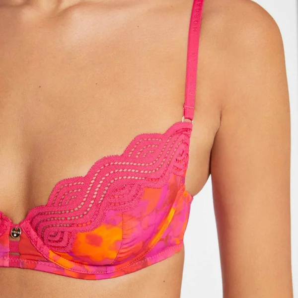 Soutien-gorge corbeille rose Thaïs Morgan Lingerie