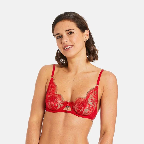 Soutien-gorge corbeille rouge Sangria Pomm Poire