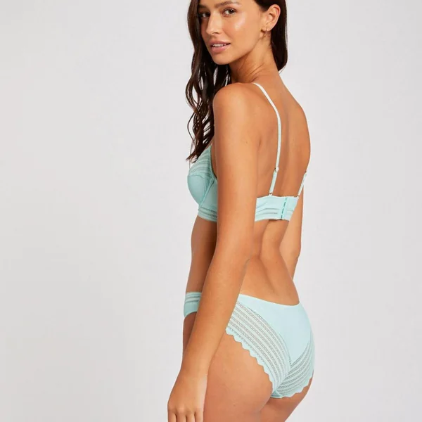 Soutien-gorge corbeille turquoise Tina bleu Morgan Lingerie