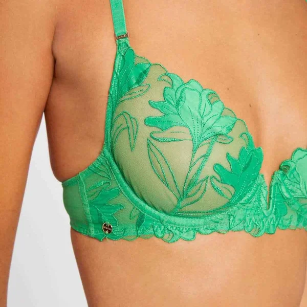 Soutien-gorge corbeille vert Capucine Morgan Lingerie