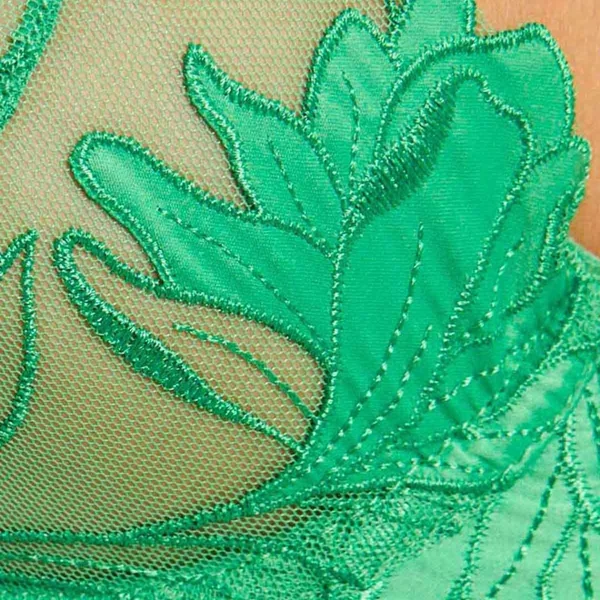 Soutien-gorge corbeille vert Capucine Morgan Lingerie