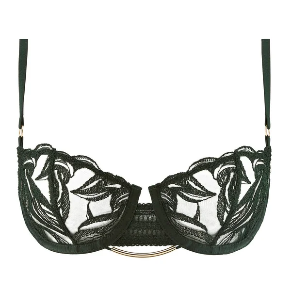 Soutien-gorge corbeille vert pin Aubade