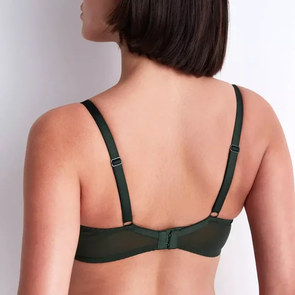 Soutien-gorge corbeille vert pin Aubade