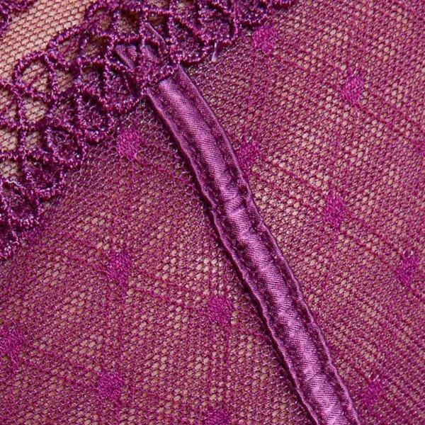 Soutien-gorge corbeille violet Cléo Morgan Lingerie