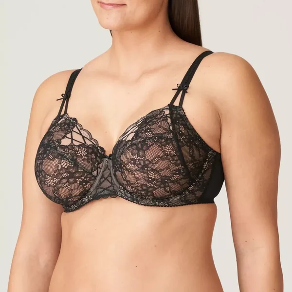 soutien-gorge Corbeilles et Balconnets - Noir Prima Donna