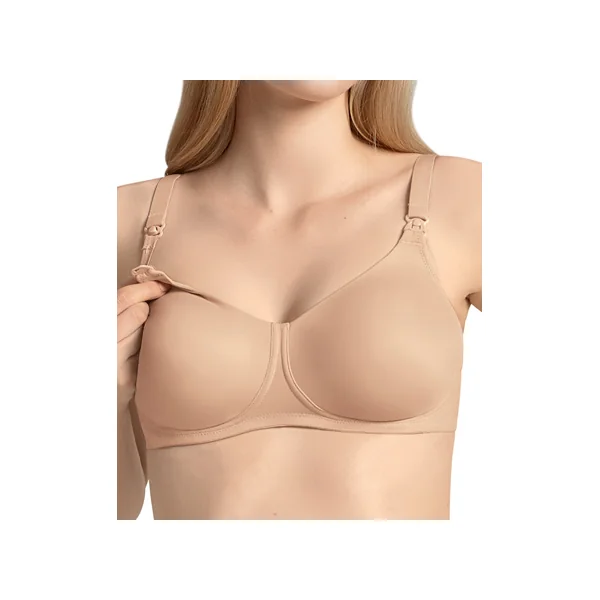 Soutien-gorge d'allaitement grande taille sans armatures BASIC 5037 DESERT