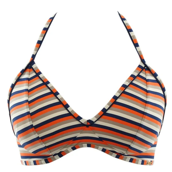 Soutien-gorge de bain triangle orange Panache Maillot