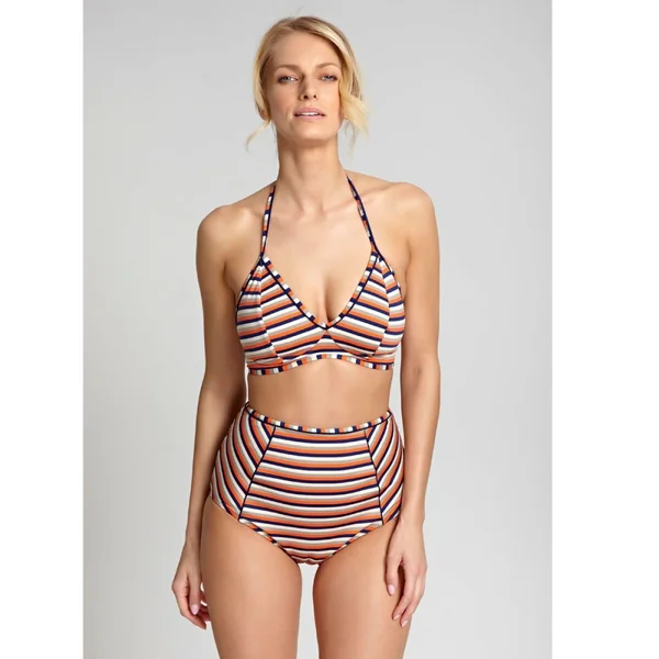 Soutien-gorge de bain triangle orange Panache Maillot