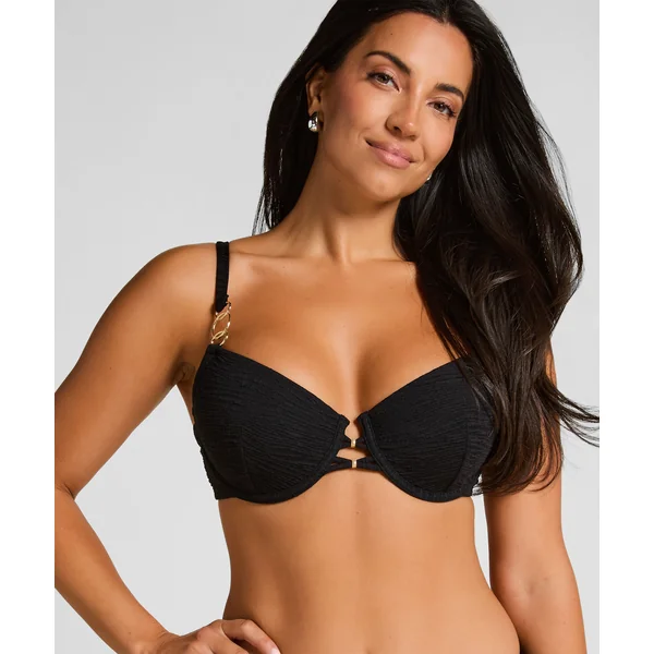 Soutien-gorge de bikini rembourré Bahamas - Noir