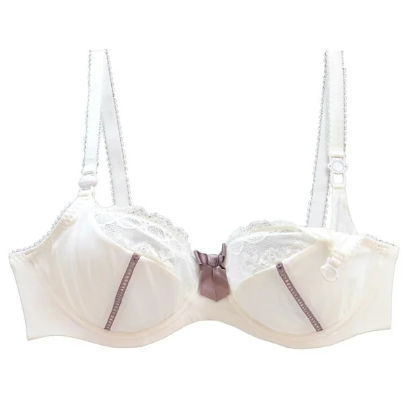 Soutien-gorge de grossesse et d'allaitement armatures - blanc Cache Coeur