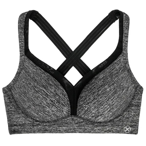 Soutien-gorge de sport gris OUTRUN Dorina