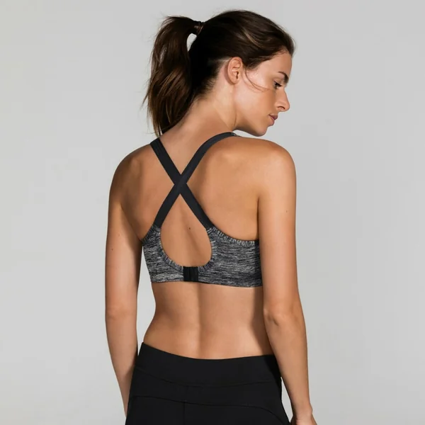 Soutien-gorge de sport gris OUTRUN Dorina