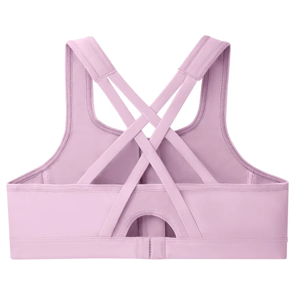 Soutien-gorge de sport sans armature à fermeture éclair devant 9266 lavande