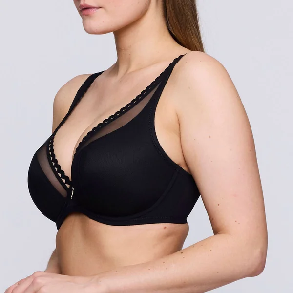 Soutien-gorge demi-mousse plongeant noir Prima Donna