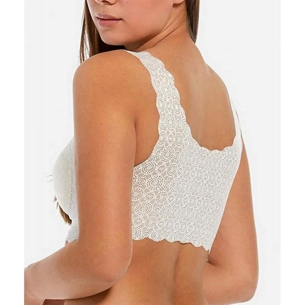 Soutien-gorge dentelle sans armature Blanc Magic Body Fashion