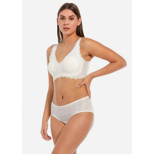 Soutien-gorge dentelle sans armature Blanc Magic Body Fashion