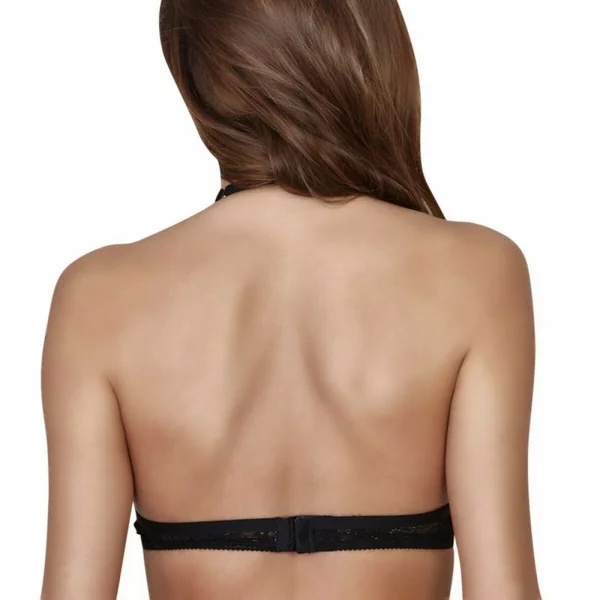 Soutien-Gorge Drapé Noir Midnight Lingerie
