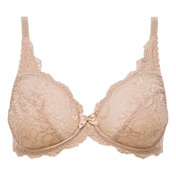 Soutien-gorge emboitant armatures Beige Flower Elegance Playtex
