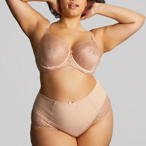 Soutien-gorge emboitant armatures beige Sculptresse