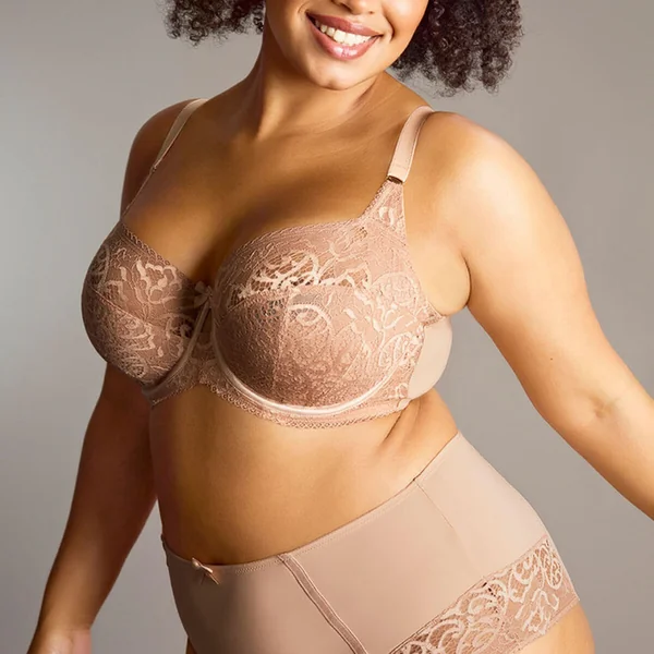 Soutien-gorge emboitant armatures beige Sculptresse