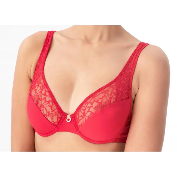 Soutien-gorge emboitant armatures Daniel Hechter Fred rouge Daniel Hechter