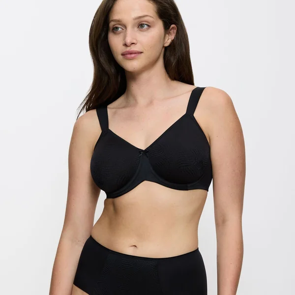 Soutien-gorge emboitant armatures noir Triumph Essential Minimizer