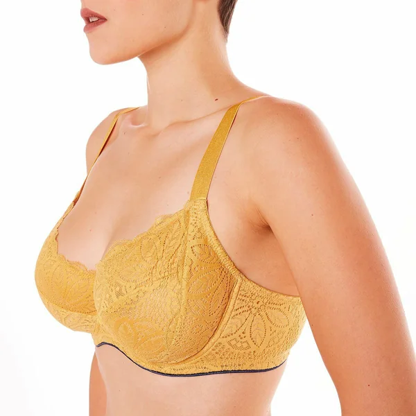 Soutien-gorge emboitant armatures Pomm Poire ZAZIE jaune Pomm Poire