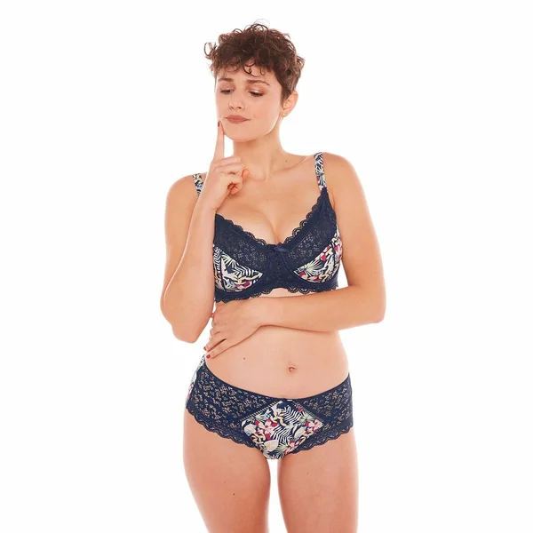 Soutien-gorge emboitant armatures Pomm'Poire ELENA bleu Pomm Poire