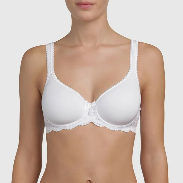 Soutien-gorge emboitant blanc Flower Elegance Playtex Flower Elegance