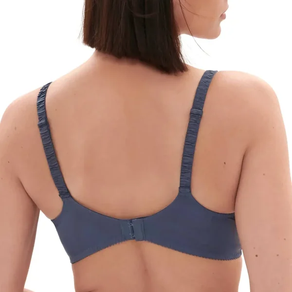 Soutien-gorge emboitant décolleté plongeant bleu Simone Pérèle