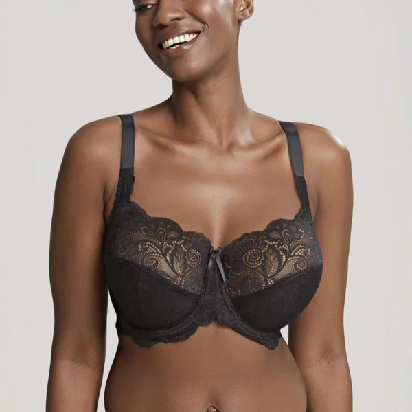 Soutien-Gorge Emboitant Noir Panache Andorra