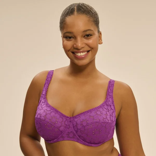 Soutien-gorge Emboitant Plongeant violet Simone Pérèle