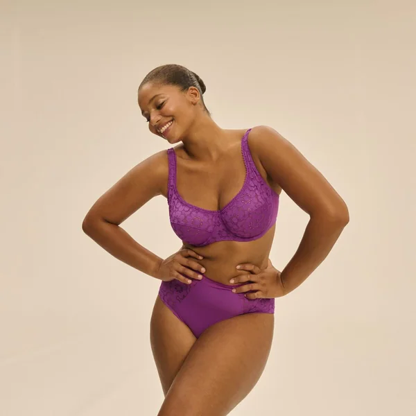 Soutien-gorge Emboitant Plongeant violet Simone Pérèle