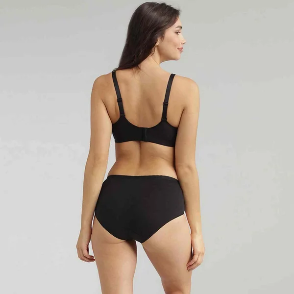 Soutien-gorge emboitant sans armatures - NOIR en coton Playtex