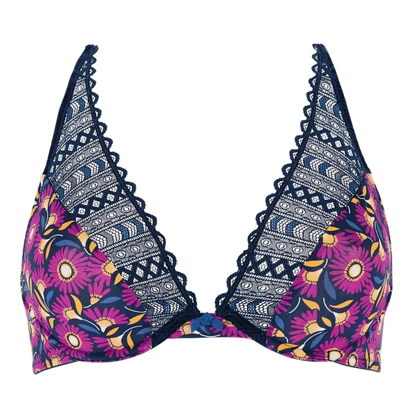 Soutien-gorge emboitant Talentueuse - Bleu Rose foncé Billet Doux