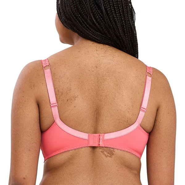 Soutien-gorge emboitant à armatures dentelle - Rose Sans Complexe Arum