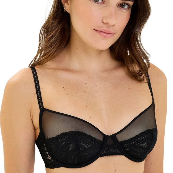 Soutien-gorge emboitant à armatures noir Billet Doux