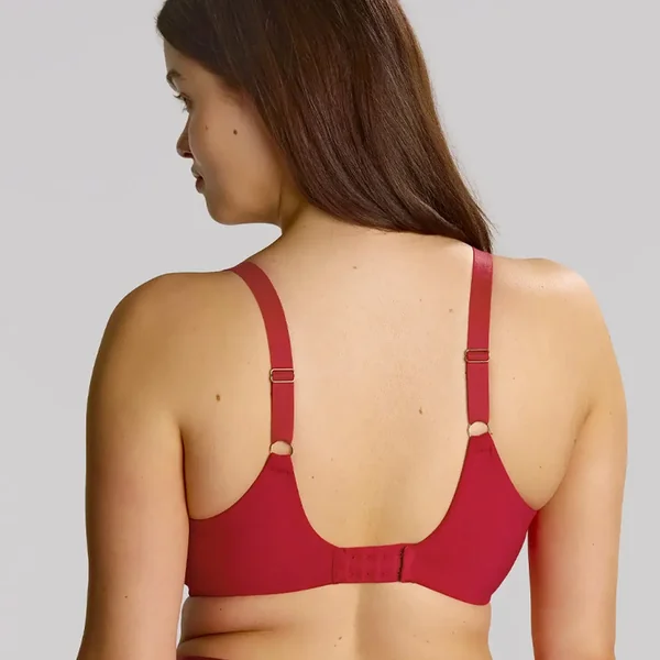 Soutien-gorge emboitant à armatures rouge Sculptresse