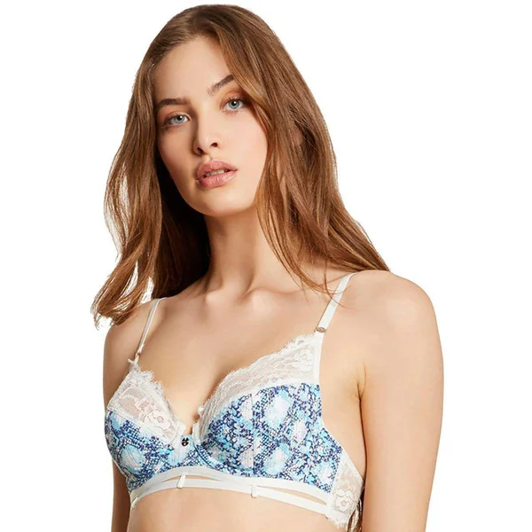 Soutien-gorge emboîtant armatures - Bleu Morgan Lingerie