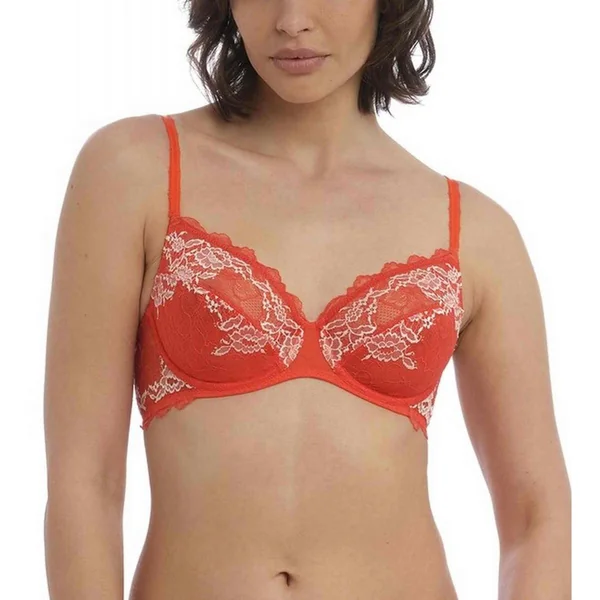 Soutien-gorge Emboîtant Armatures - Orange Wacoal lingerie LACE PERFECTION en nylon Wacoal lingerie