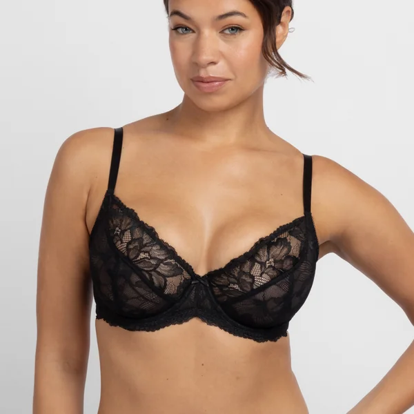 Soutien-gorge emboîtant non rembourré noir Dorina