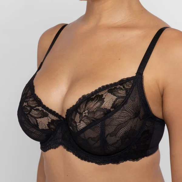 Soutien-gorge emboîtant non rembourré noir Dorina