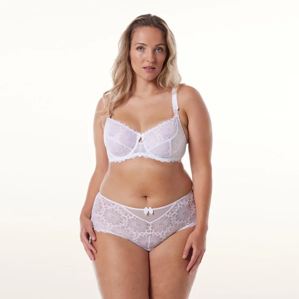 Soutien-gorge grand maintien blanc Collection Brigitte Bardot