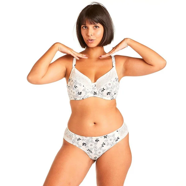 Soutien-gorge grand maintien ivoire Imperatrice Pomm Poire