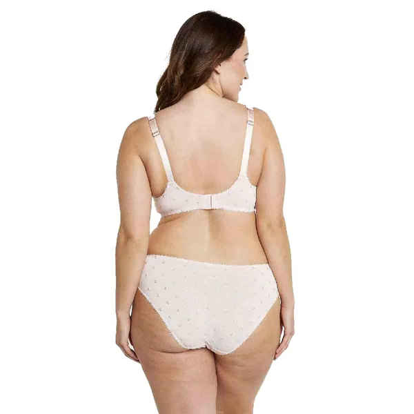 Soutien-gorge grand maintien poudre Louange rose Brigitte Bardot